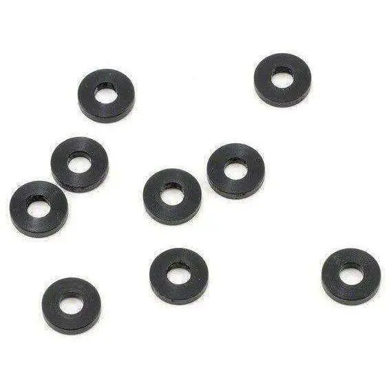 Xray T4 Alu Shim For Lower Susp. Holder 3X7.5X1.5 - Black (10) 1