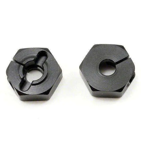 Xray T4 Alu Wheel Hub - Black (2) 1