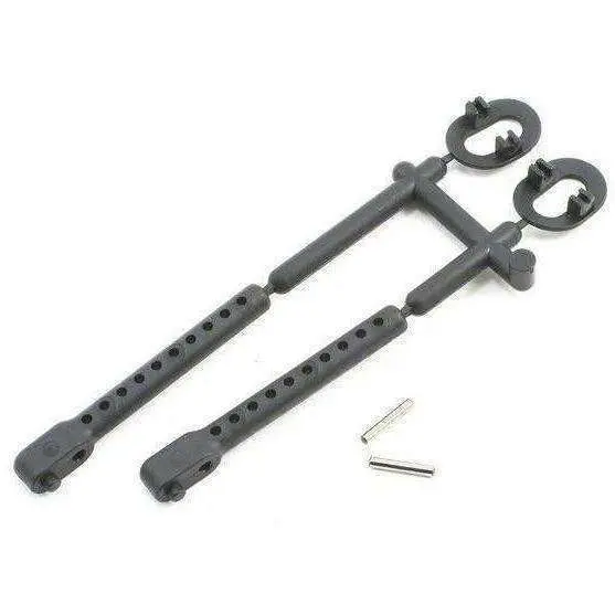 Xray T4 Rear Body Mount Set +2Mm Height 1