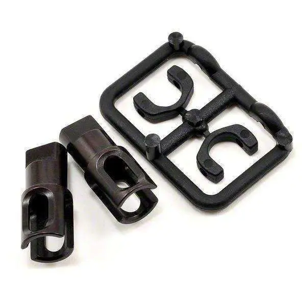 Xray T4 Steel Solid Axle Driveshaft Adapters - Hudy Spring Steel 1