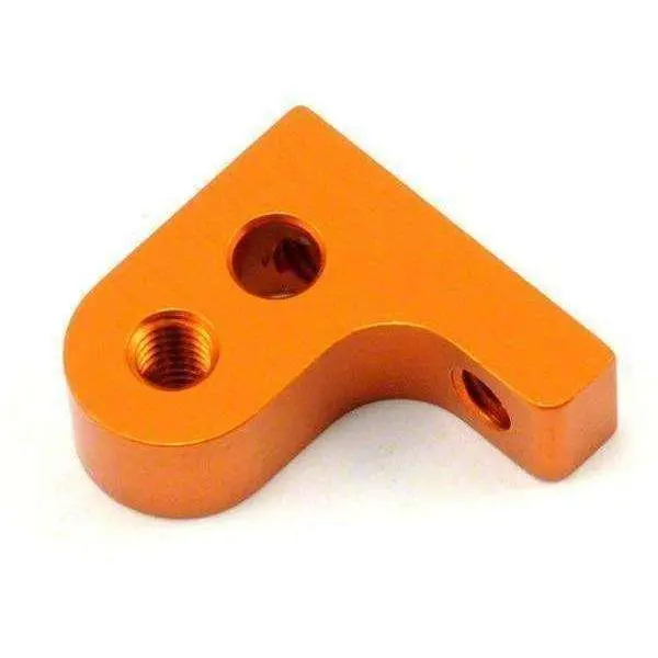 Xray T4 T4 Alu Lower Suspension Holder - Orange 1
