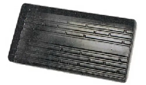 Jiffy Ttray 11" X 22" Black Plastic Seed Starting Plant Trays - Quantity Of 50 1
