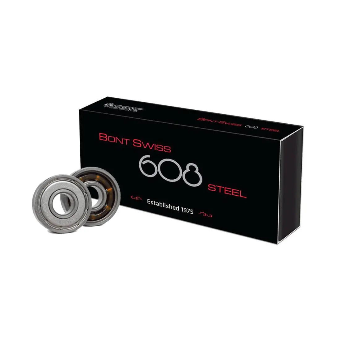 Bont Jesa Swiss 608 Black Bearings 16Pk 1