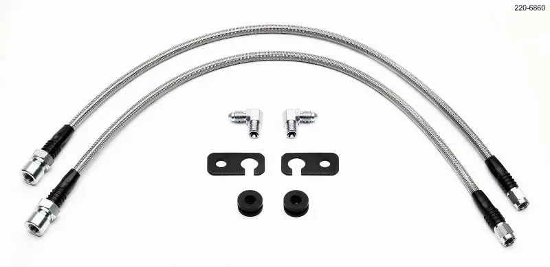 Wilwood Flexline Kit 2002 Acura Rsx 5 Lug W/ Forged Dynalite Front Caliper 1