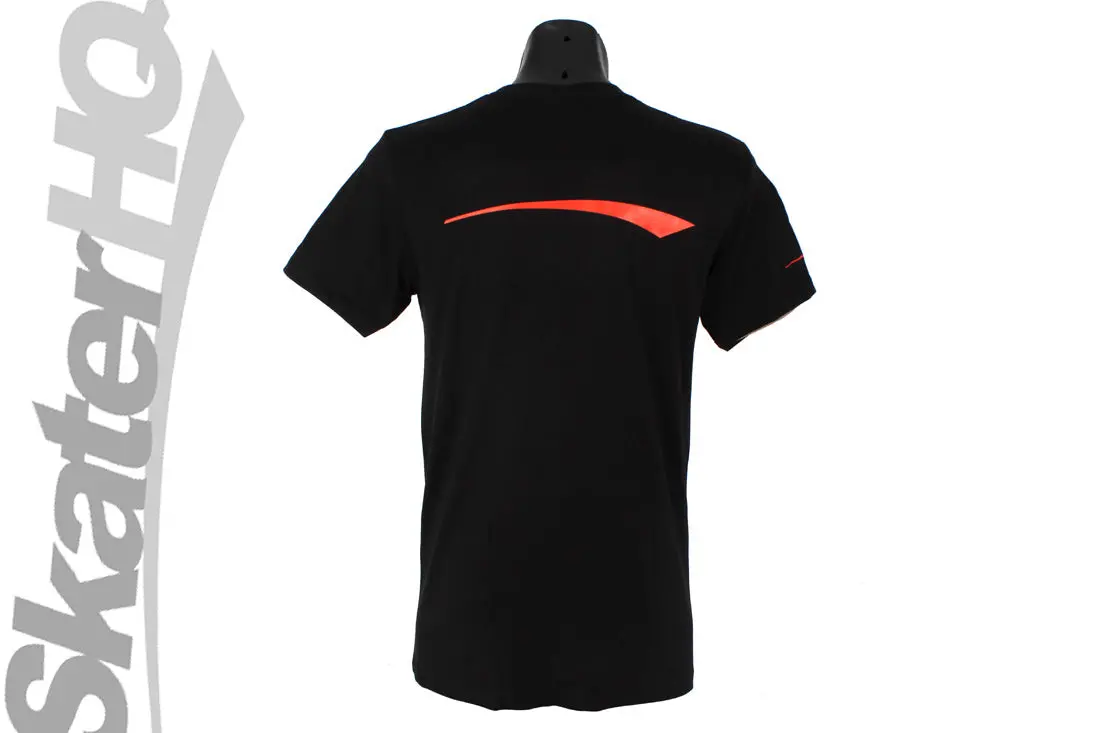 Skater Hq Adult Swoosh T-Shirt - Black 2