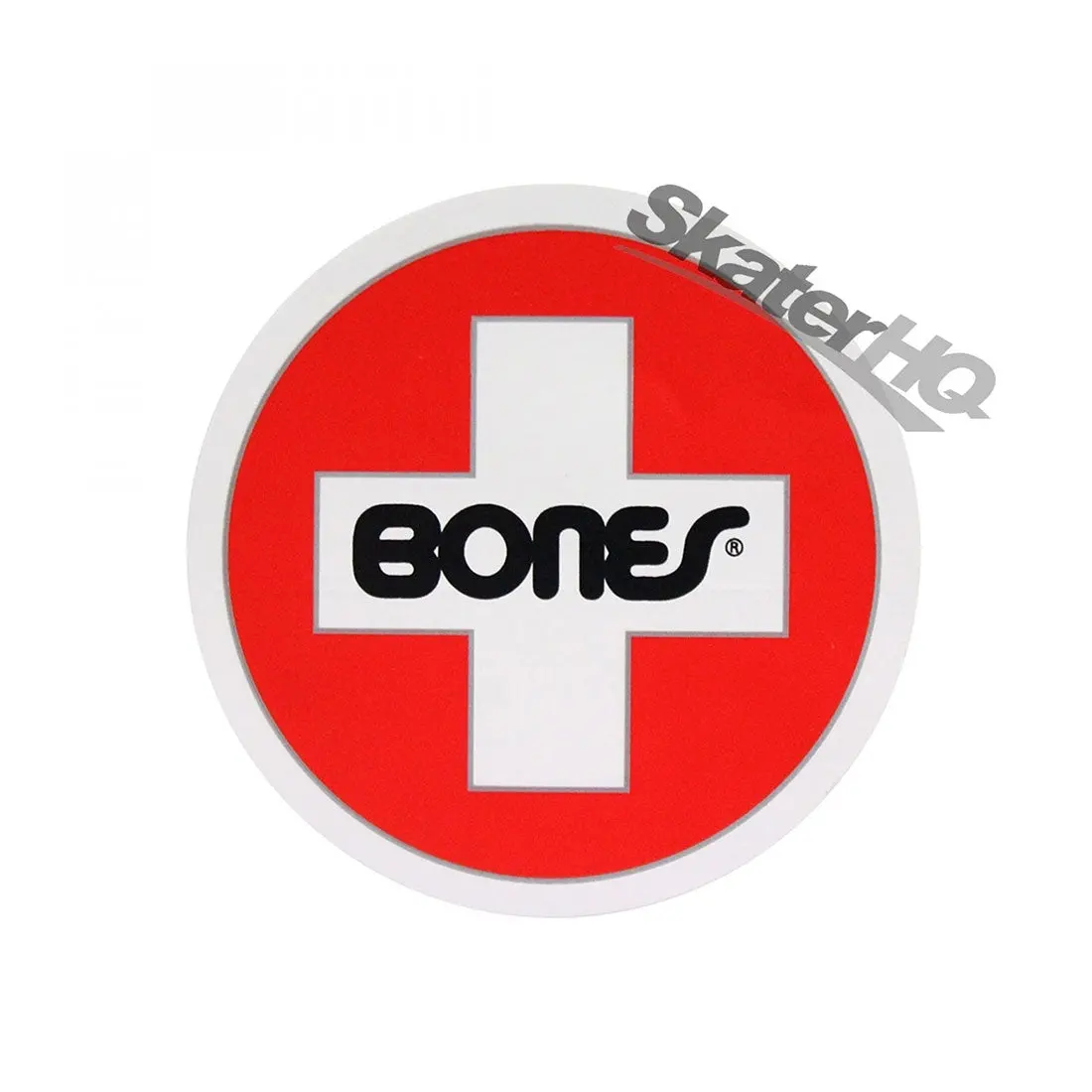 Bones Swiss Cross Sticker - Small 1