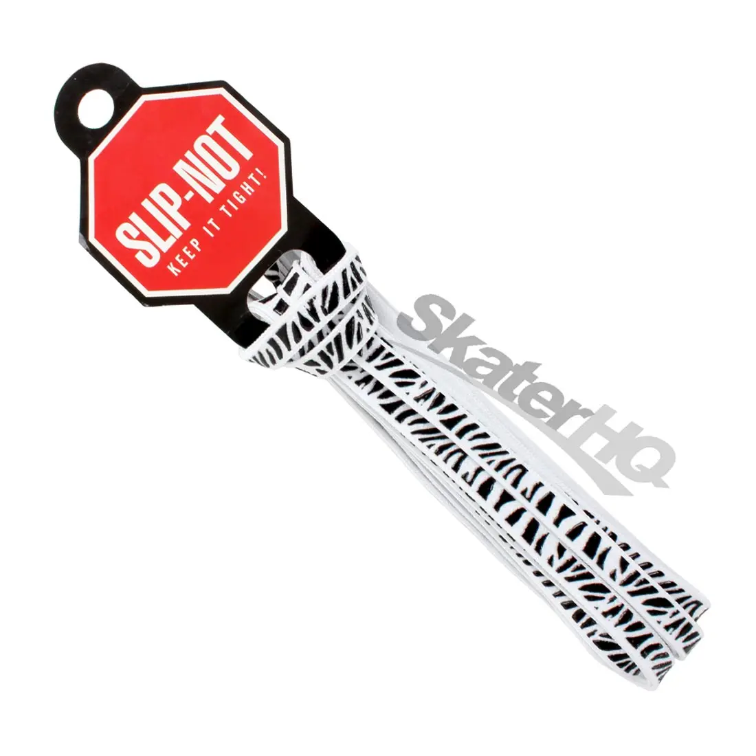 Slip-Not 72In Laces Pair - White Zebra 1