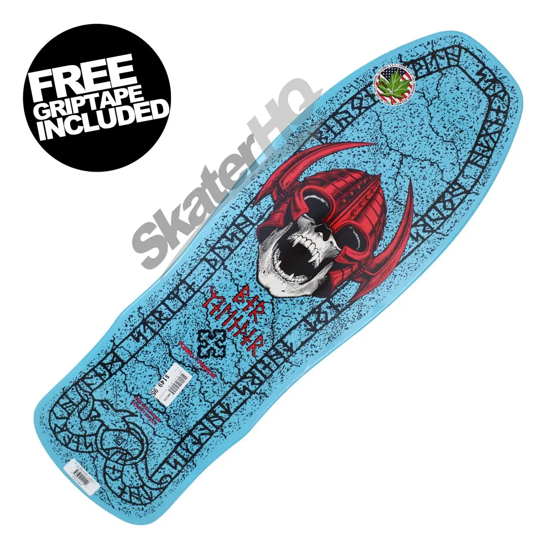 Powell Peralta Welinder Nordic Skull 9.715 Deck - Blue 1