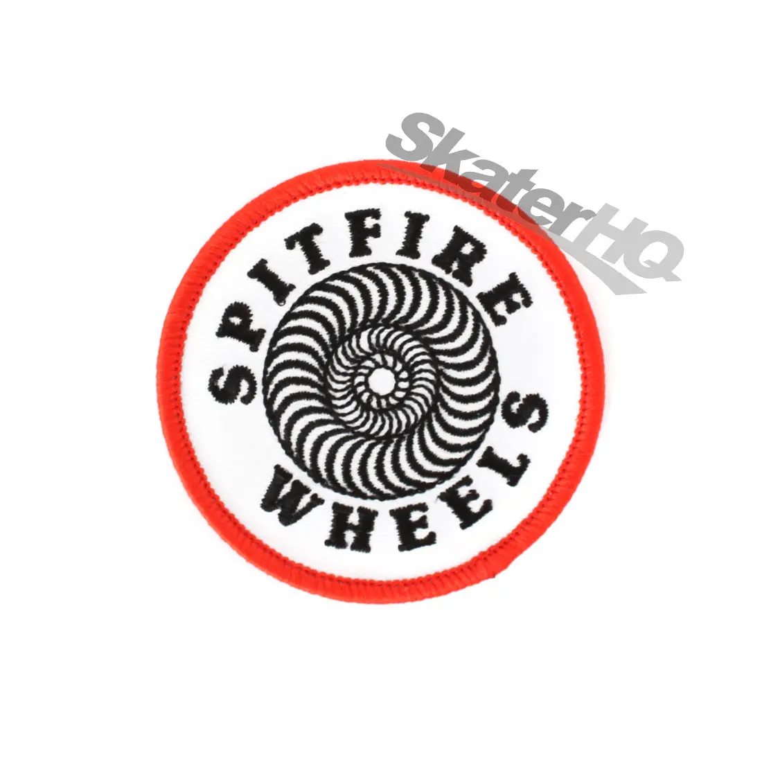 Spitfire Patch Classic Swirl Sticker - White/Black/Red 1