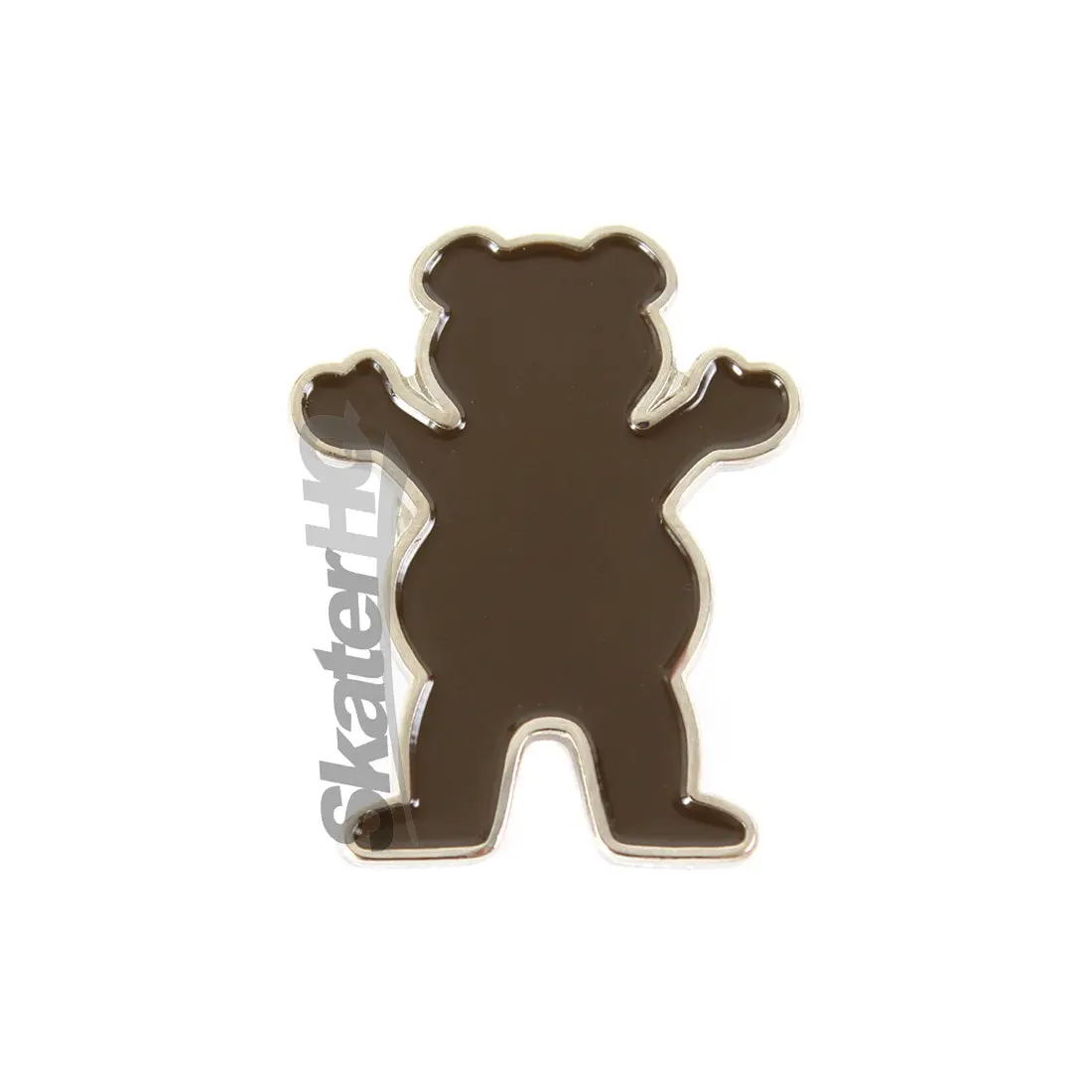 Diamond Grizzly Pin - Brown 1