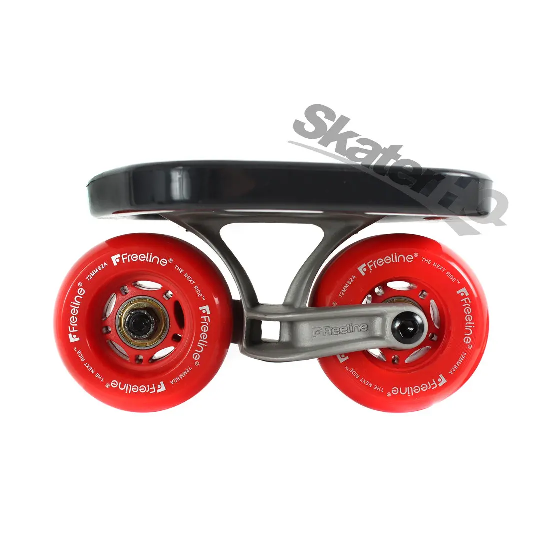 Freeline Pro Skates Red/Wood W/ Pro Edge Guards 1