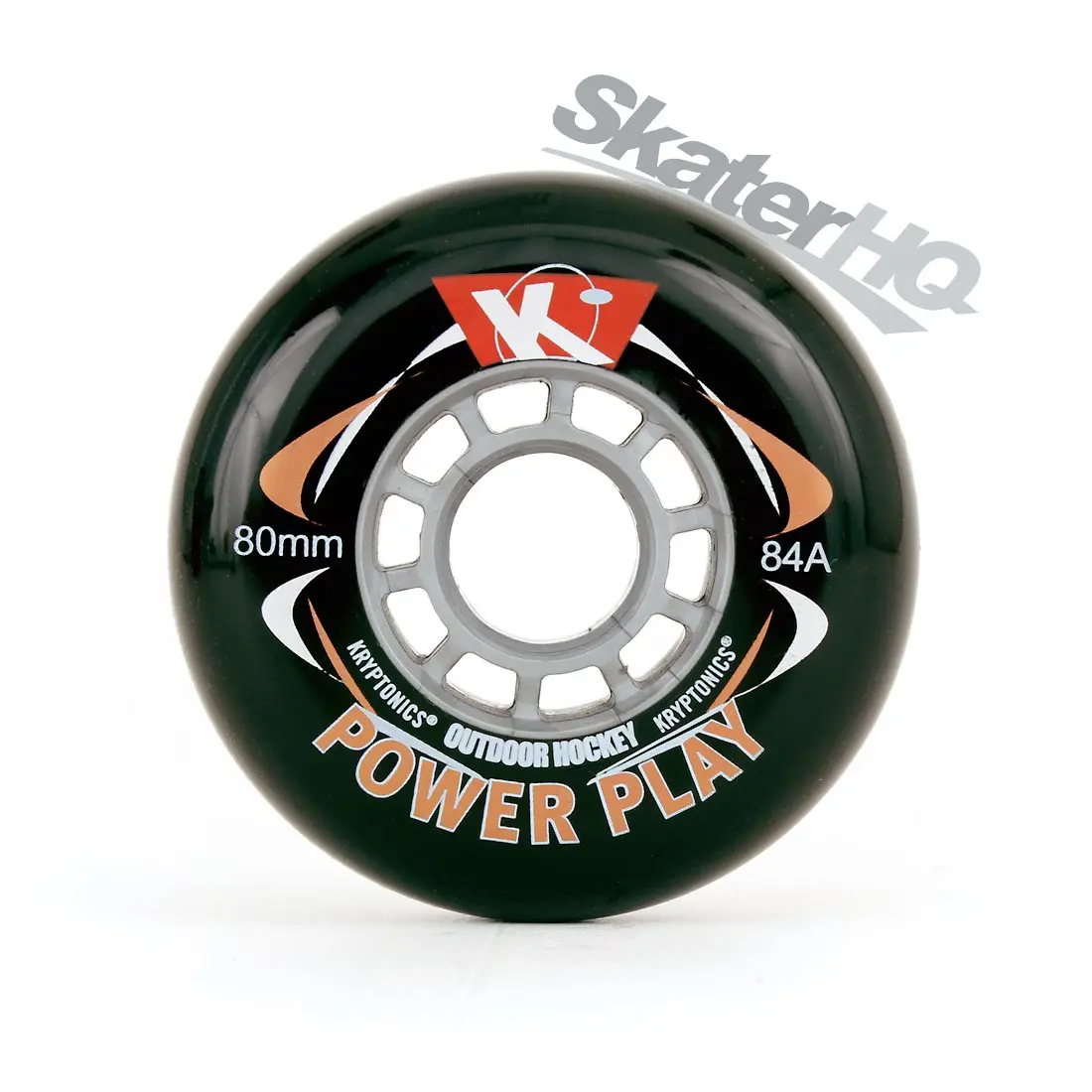 Kryptonics Powerplay 80Mm/84A 4Pk - Black 1