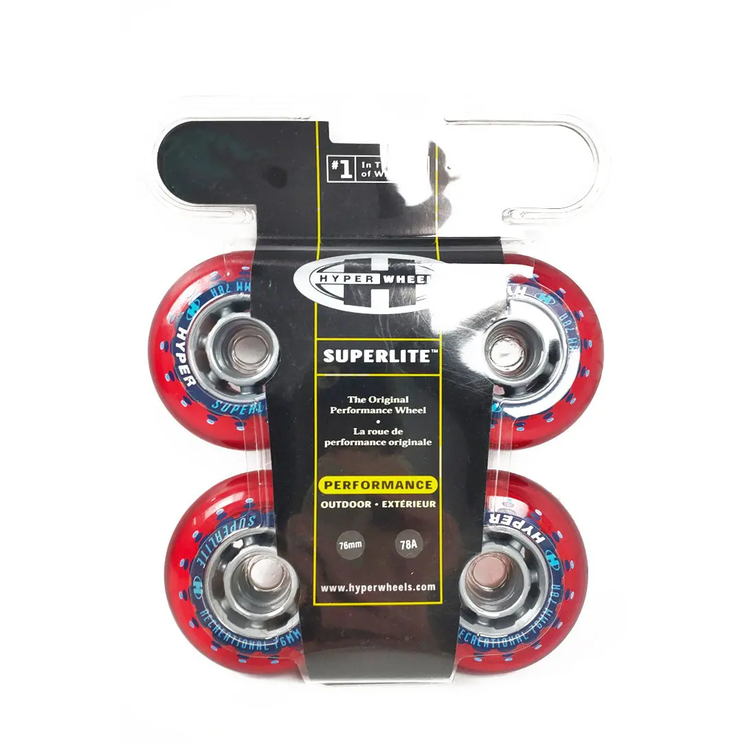 Hyper Wheels Superlite 76Mm 78A 8Pk 1