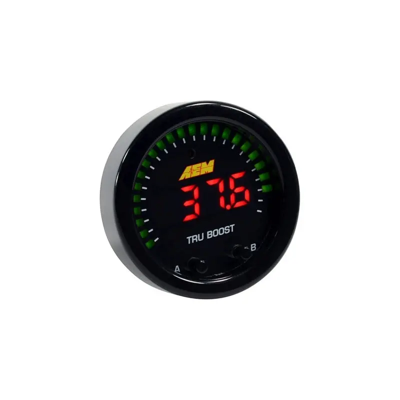 Aem X-Series Tru-Boost Controller Gauge W/ Boost Control Solenoid 80Psig Internal Map Sensor 1