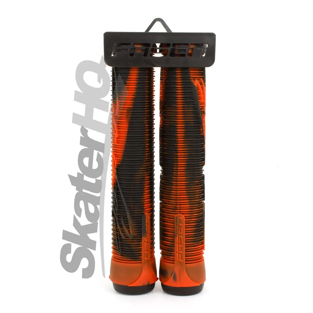 Fasen Go Fast Handle Grips - Black/Orange 1