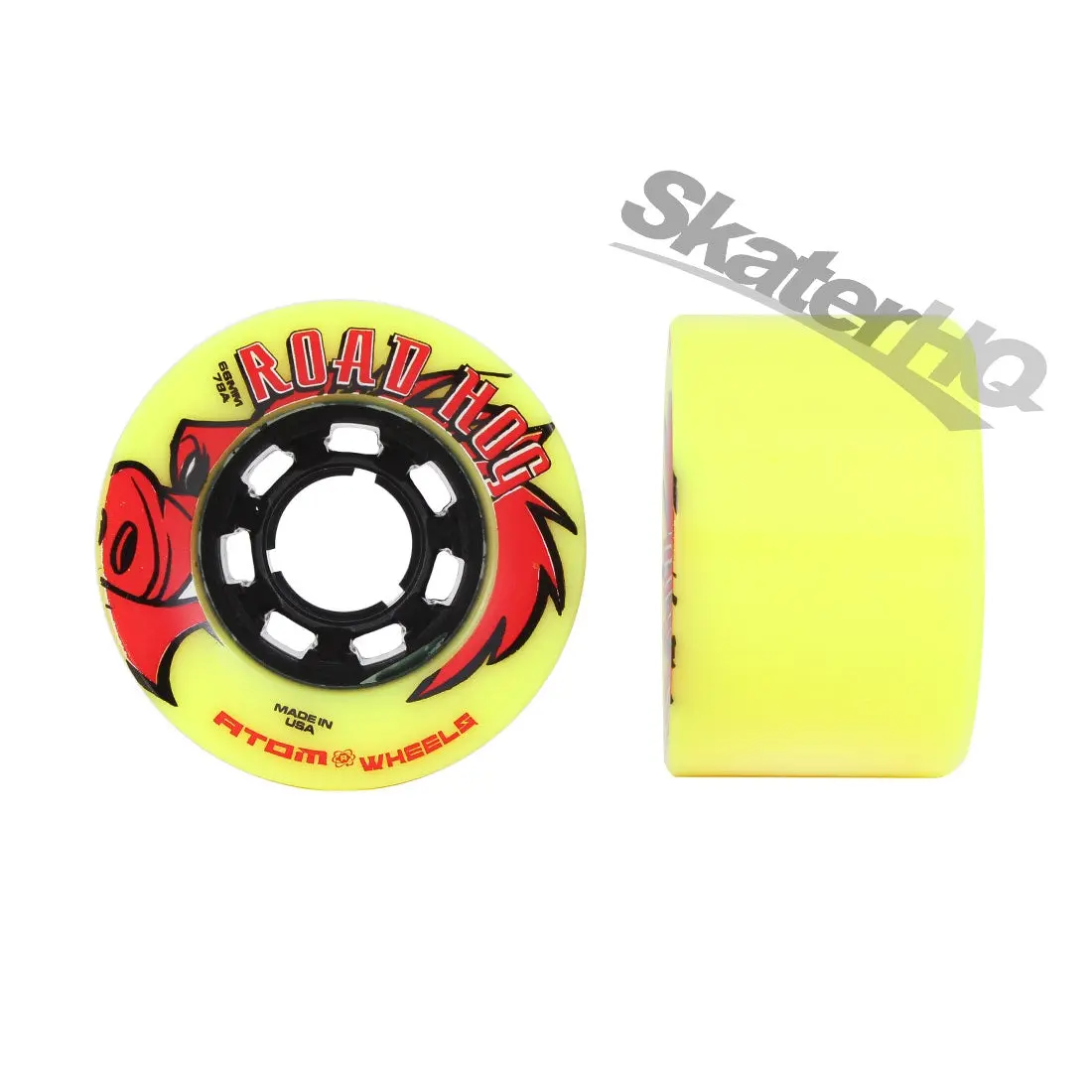 Atom Road Hog Quad 66X38mm/78A 4Pk - Yellow 1