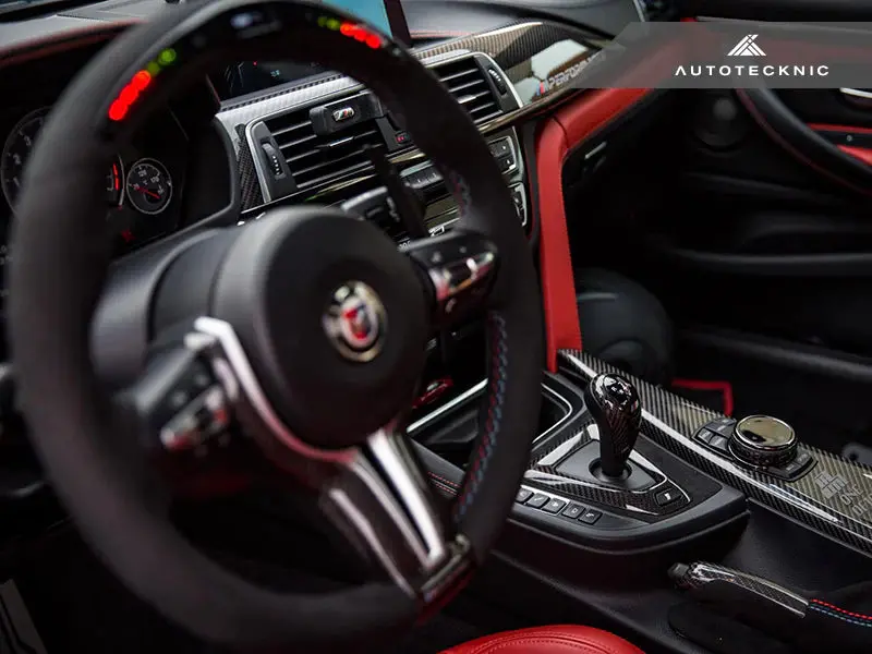 Autotecknic Carbon Alcantara Shift Console Trim - F80 M3 | F82/ F83 M4 1