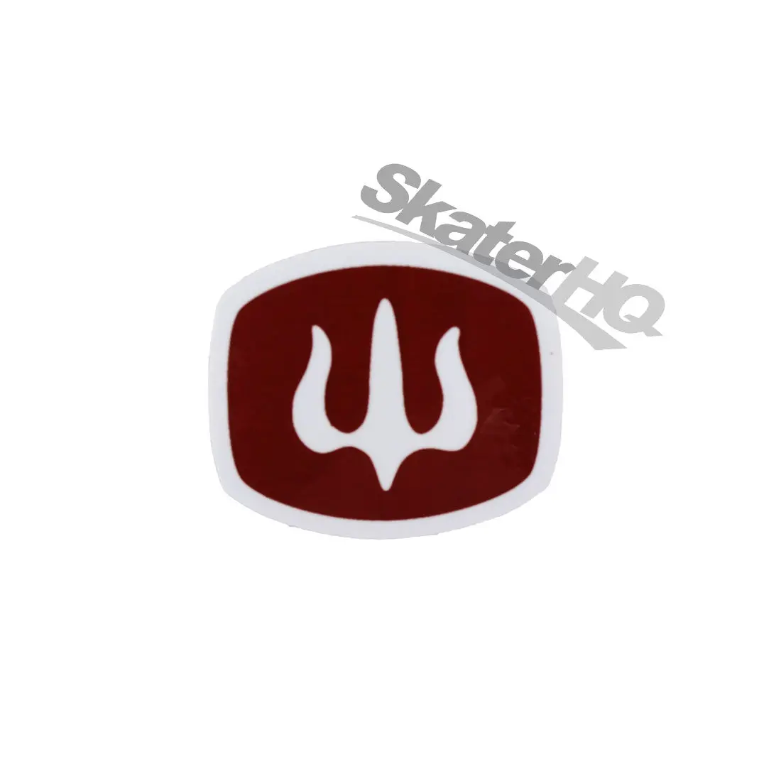 Carver Badge Logo Mini Sticker - Rust 1