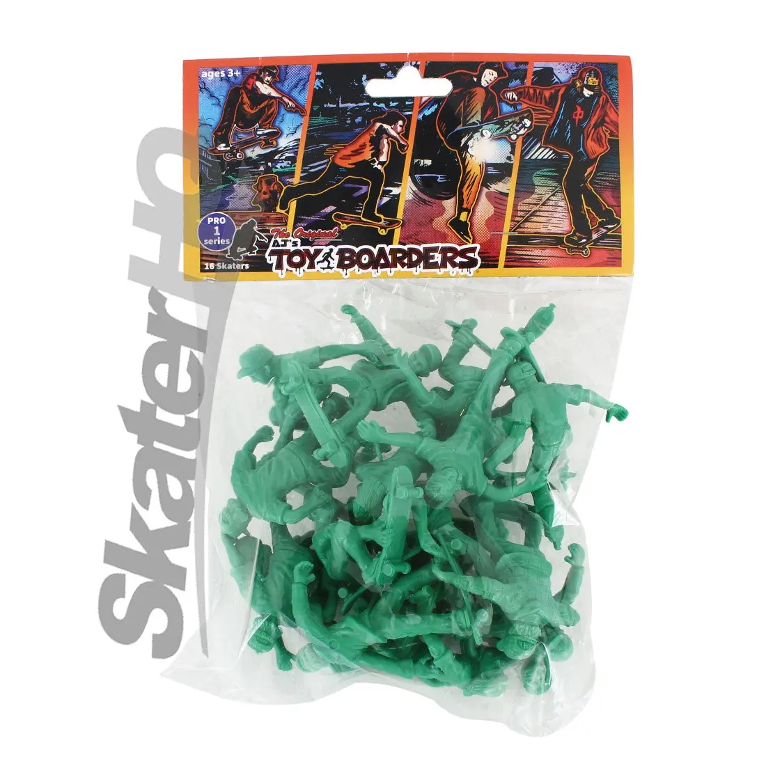 Ajs Toy Boarders Pro Skate - Series 1 - Green 1