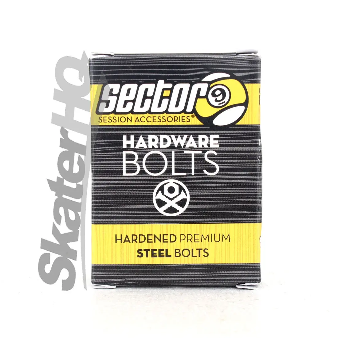 Sector 9 Steel Bolts 1.5Inch Phillips 8Pk - Black 1