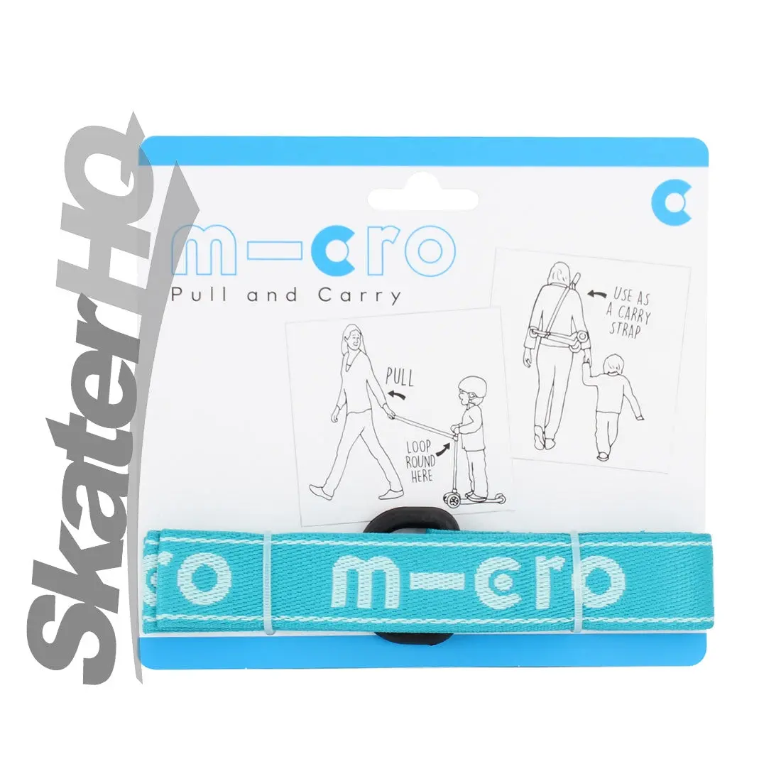 Micro Pull & Carry Strap - Aqua 1