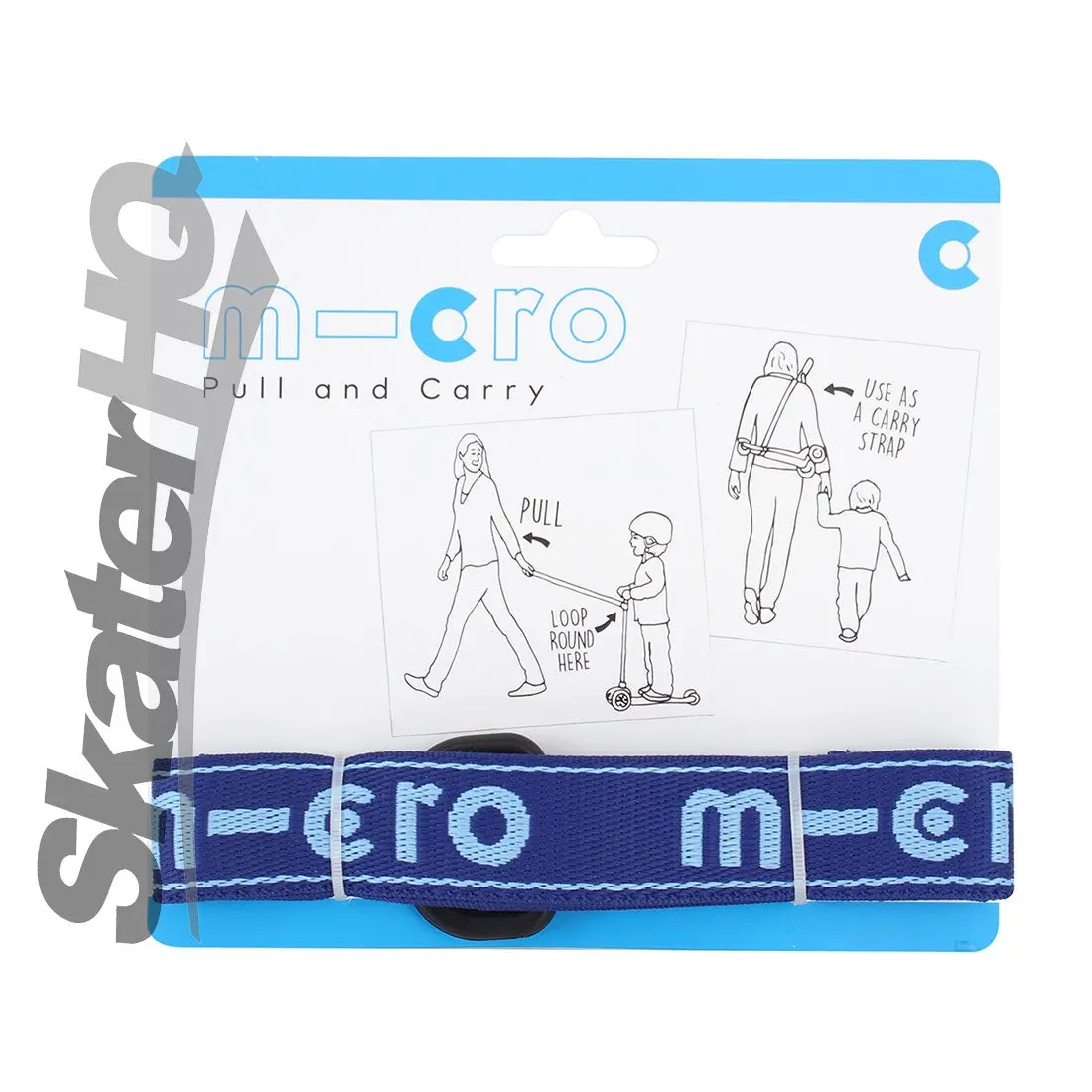 Micro Pull & Carry Strap - Blue 1