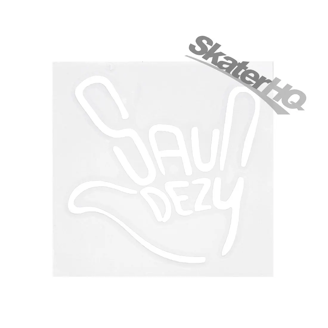 Saundezy Hand Sticker - White/Clear 1