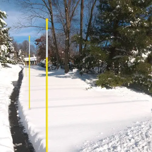 Hillman 848639 48" Fiberglass Yellow Reflective Driveway Marker - Quantity Of 18 2
