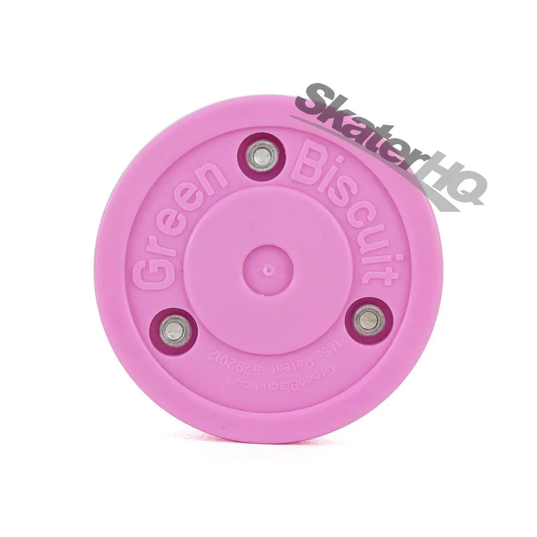 Green Biscuit Hockey Puck - Pink 1