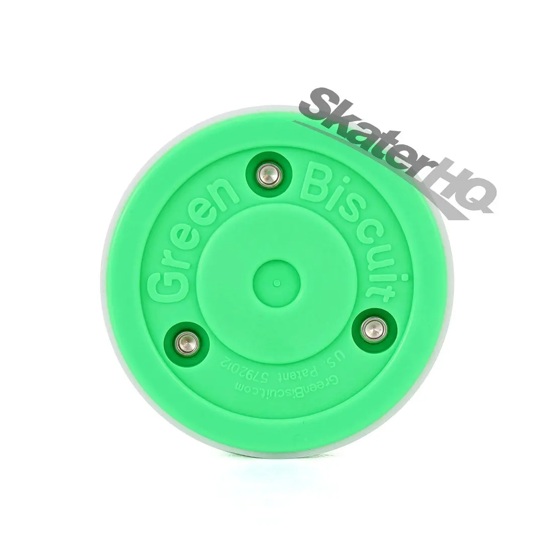 Green Biscuit Pro Hockey Puck - Green 1