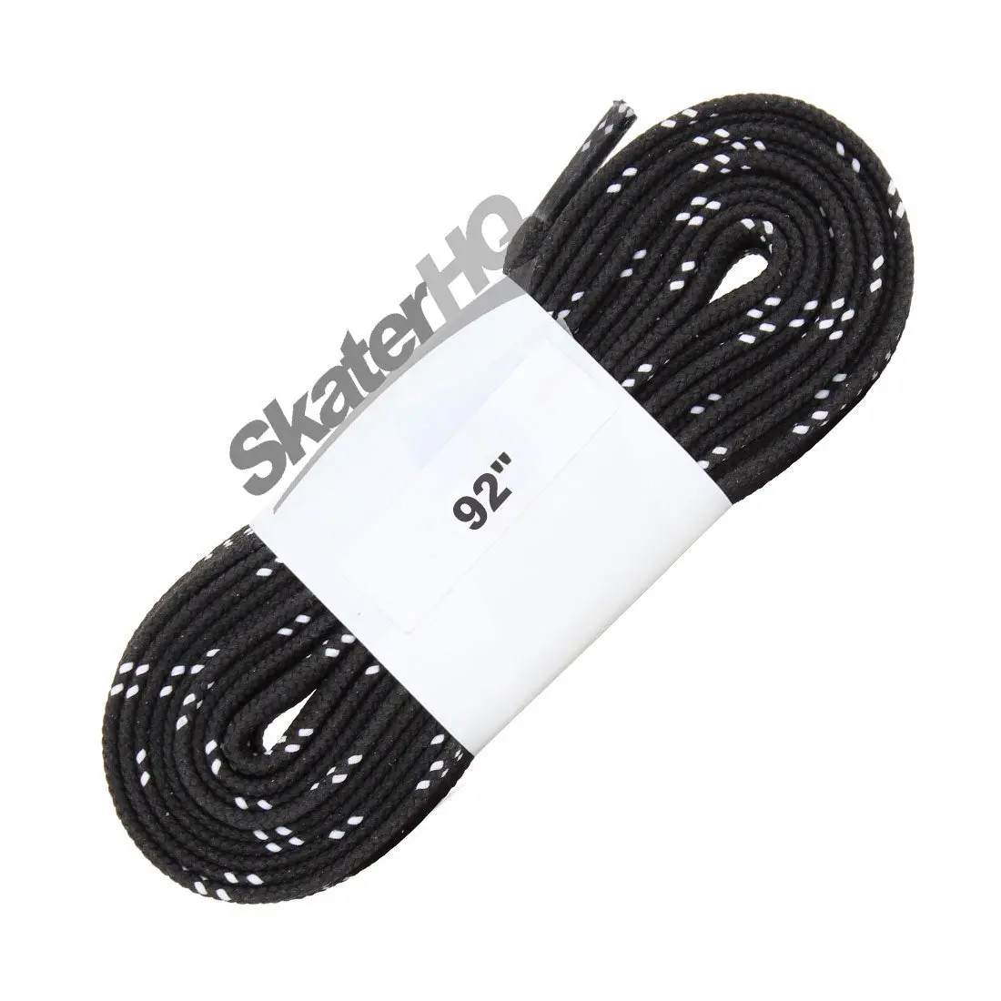 Riedell Solaris 92 Waxed Laces - Black/White 1