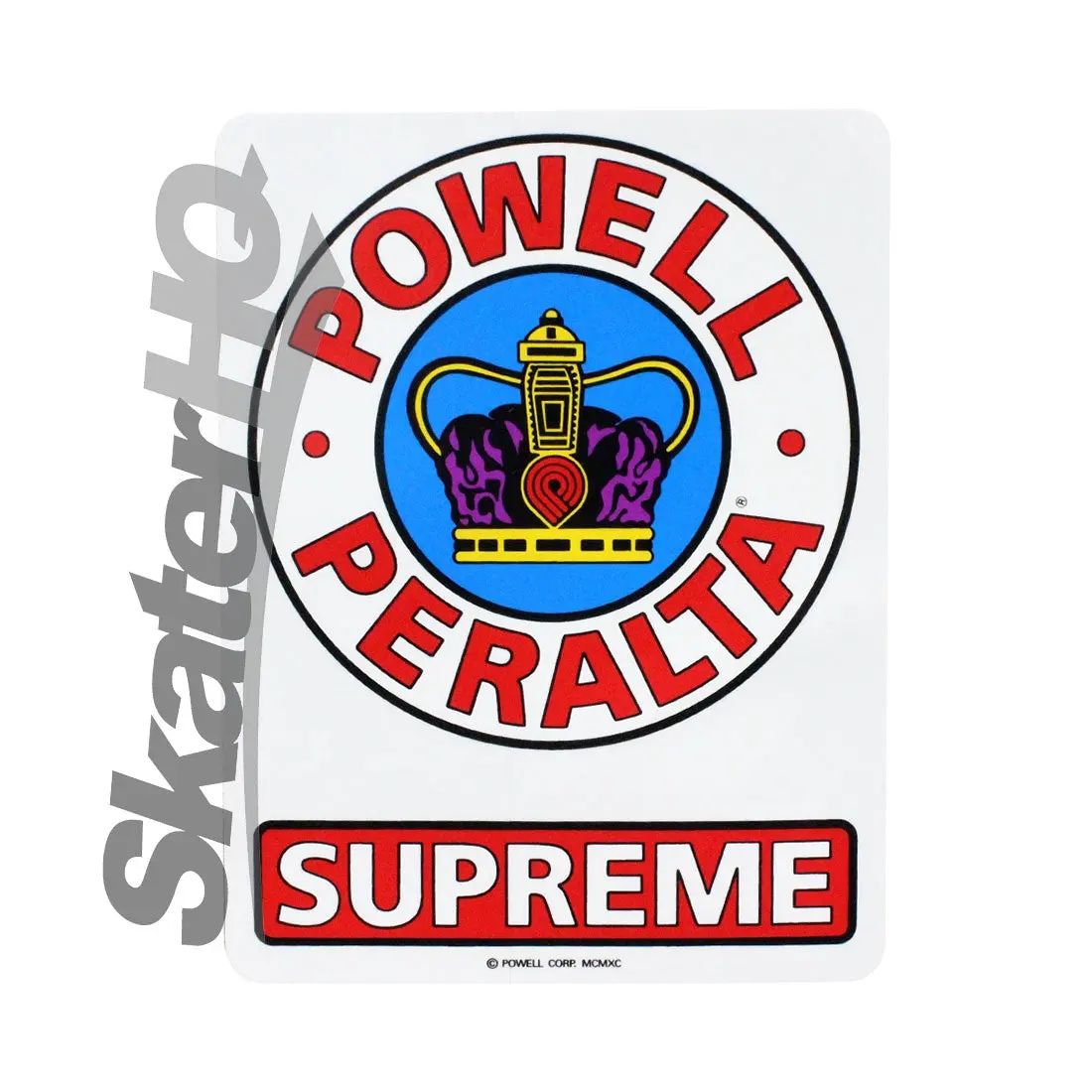 Powell Peralta Crown Supreme Sticker - Large 1