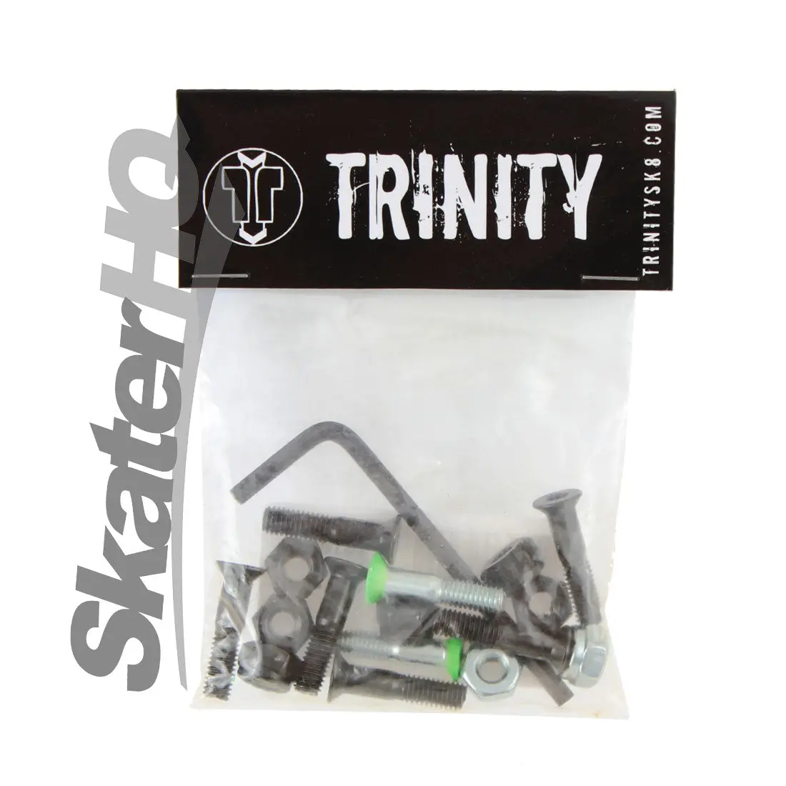 Trinity Allen 7/8 Inch Bolts 8Pk - Green/Black 1