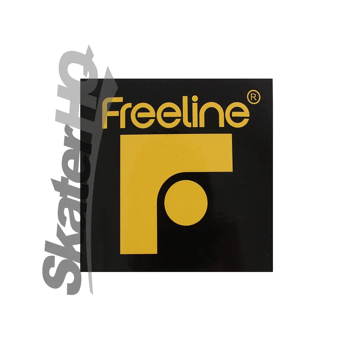 Freeline Logo Sticker - Black/Yellow 1