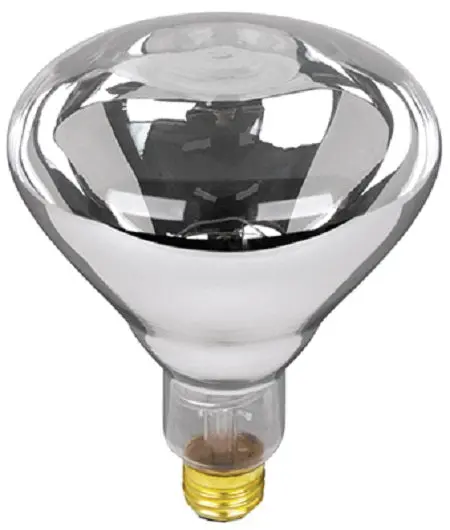 Satco S4999 250 Watt R40 Dimmable Clear Heat Lamp Bulbs 1
