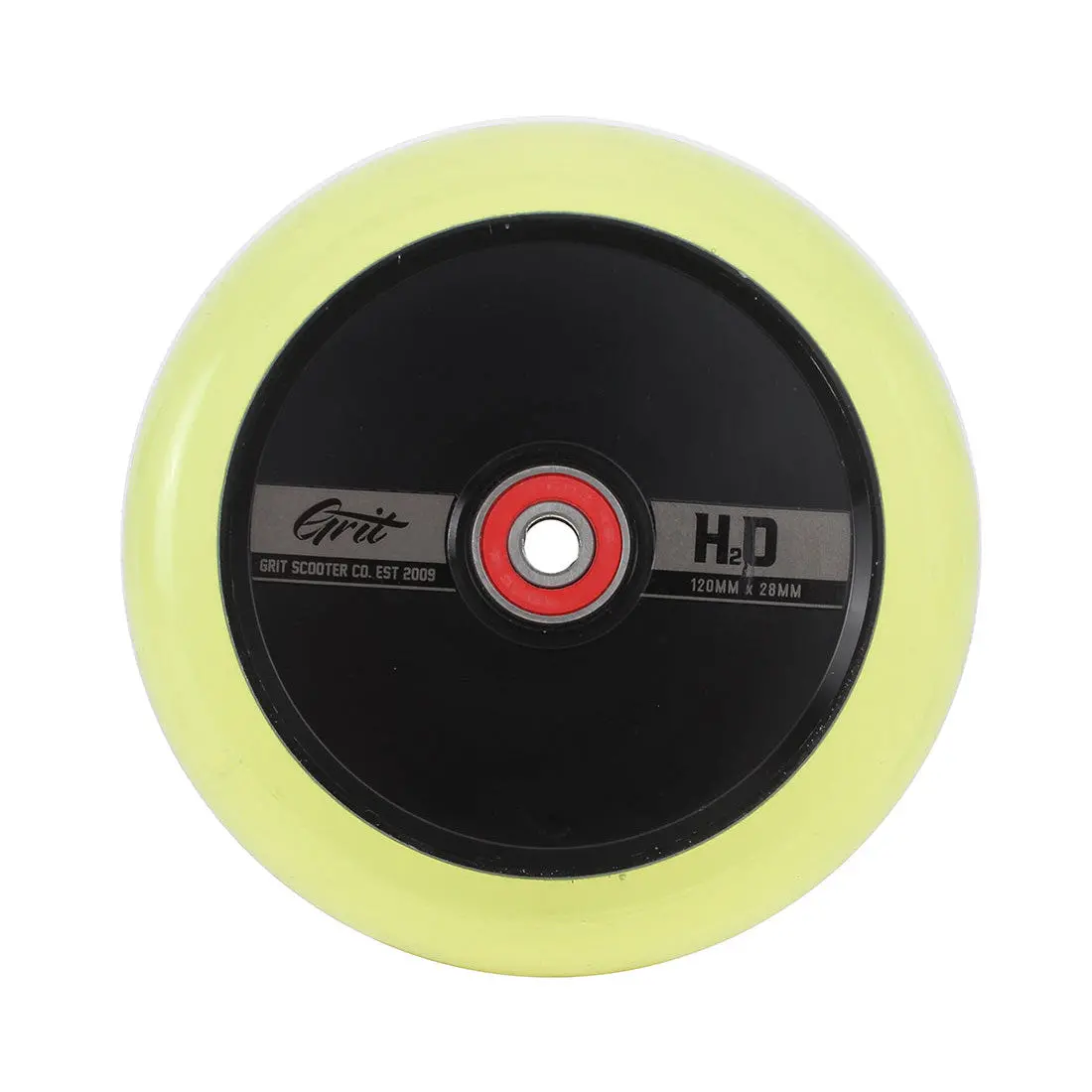 Grit H2o 120X28mm Wheel - Black/Clear Yellow 1