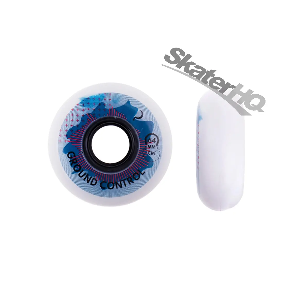 Ground Control Turbulence 64Mm 90A 4Pk - White 1