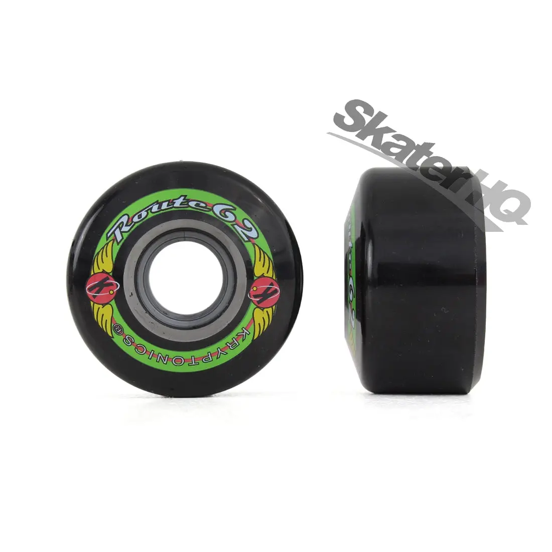 Kryptonics Route 62Mm/78A 8Pk - Black 1