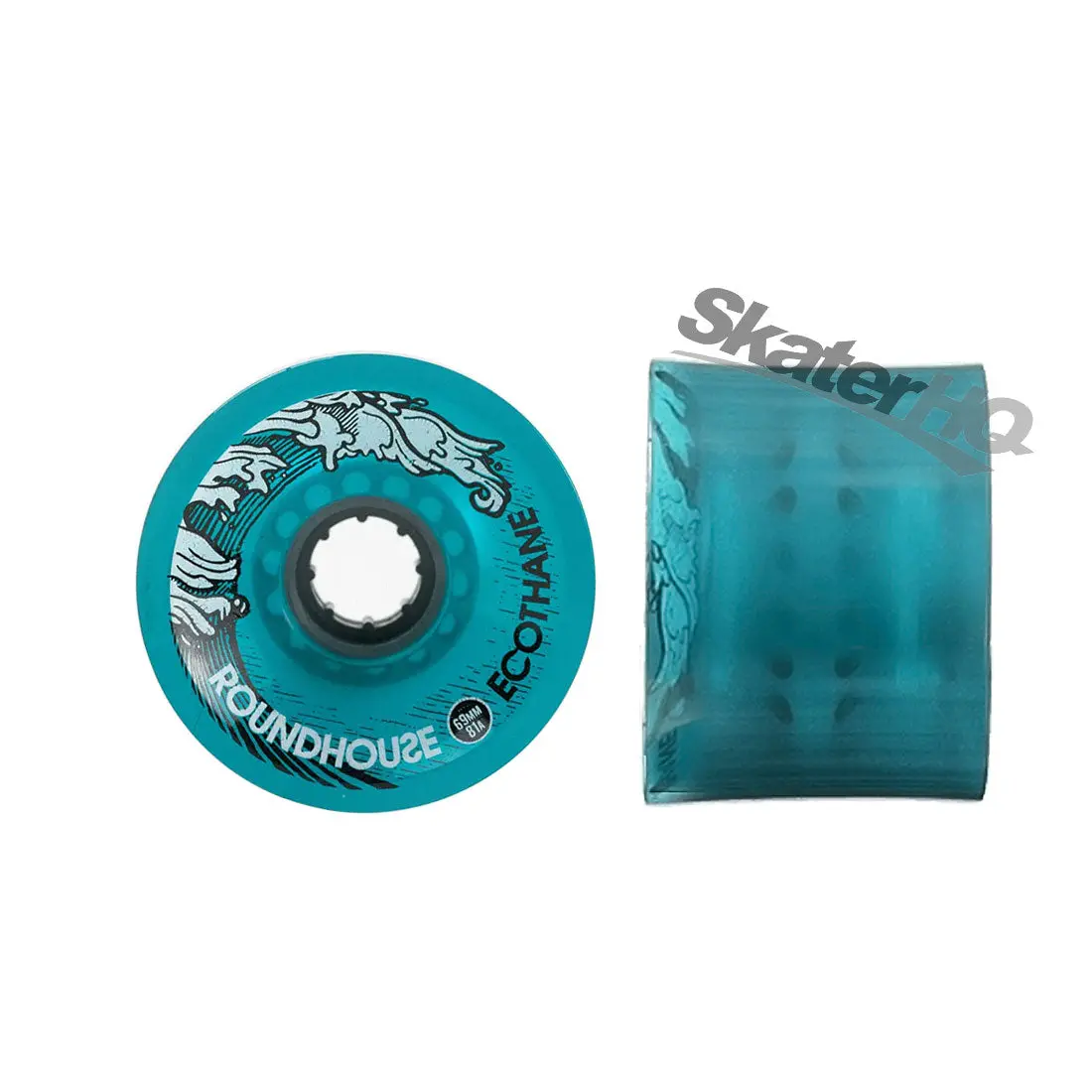 Carver Roundhouse Eco Concave 69Mm 81A 4Pk - Aqua 1