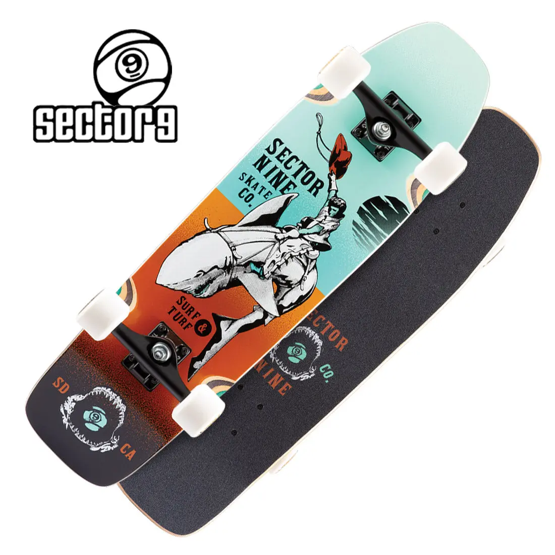 Sector 9 Ninety Five Gaucho 30.5 Complete - Teal 1
