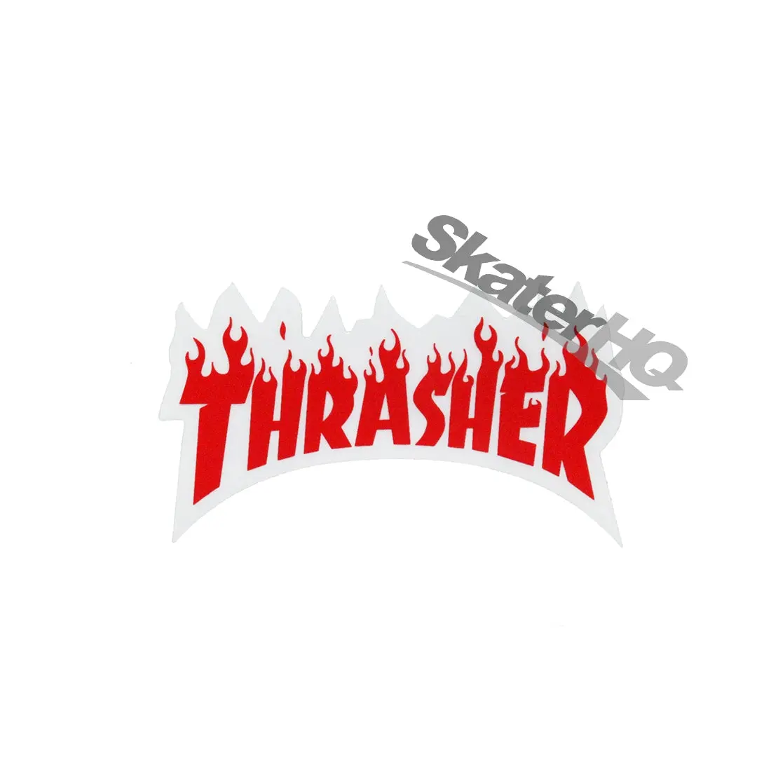 Thrasher Flame Mono Small Sticker - Red 1
