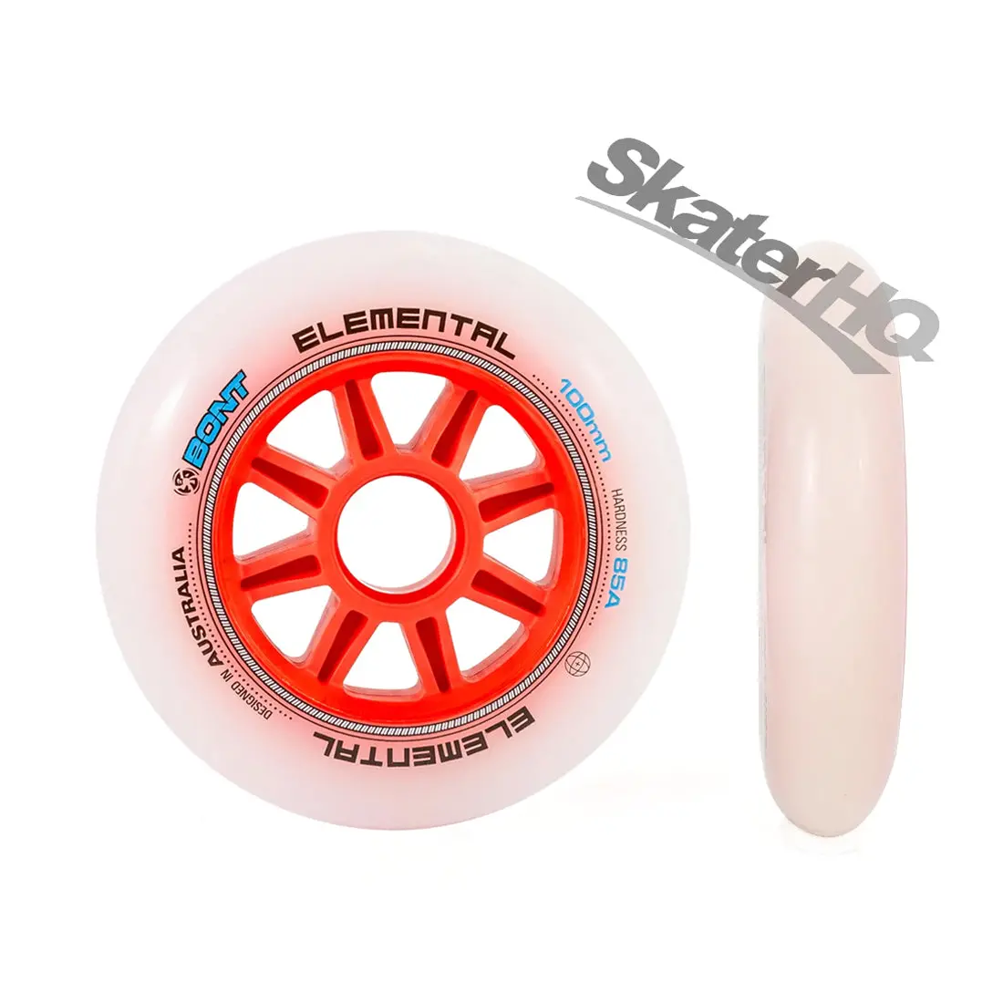 Bont Elemental 100Mm 85A 6Pk - Red 1