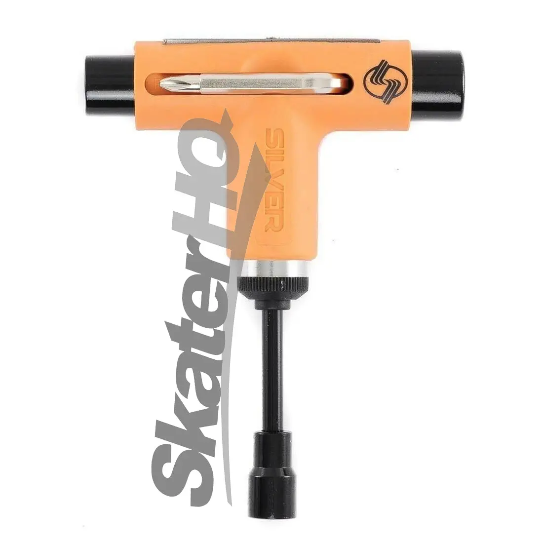 Silver Ratchet Tool - Neon Orange/Black 1