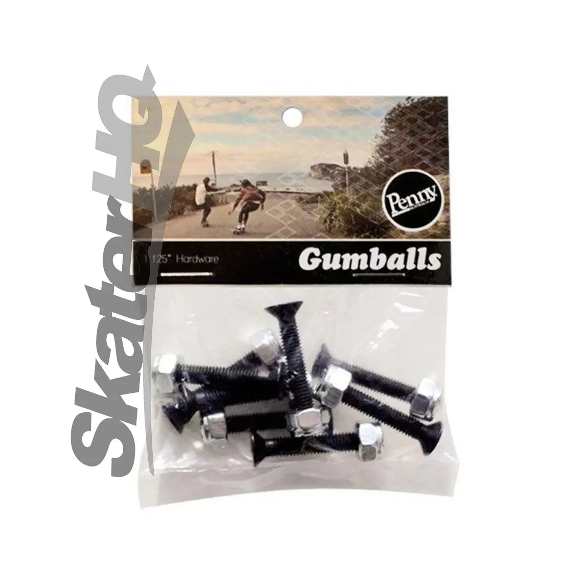 Penny Gumball 1.125 Bolts - Black 1
