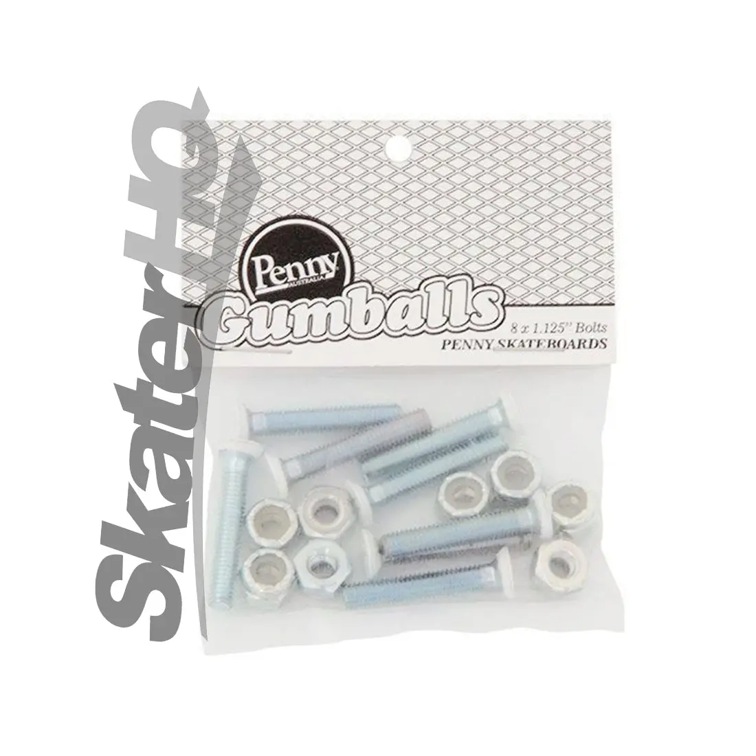 Penny Gumball 1.125 Bolts - White 1