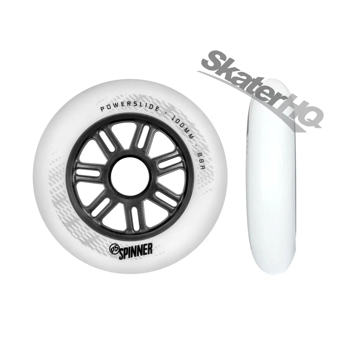Powerslide Spinner 100Mm/88A 6Pk - White 1