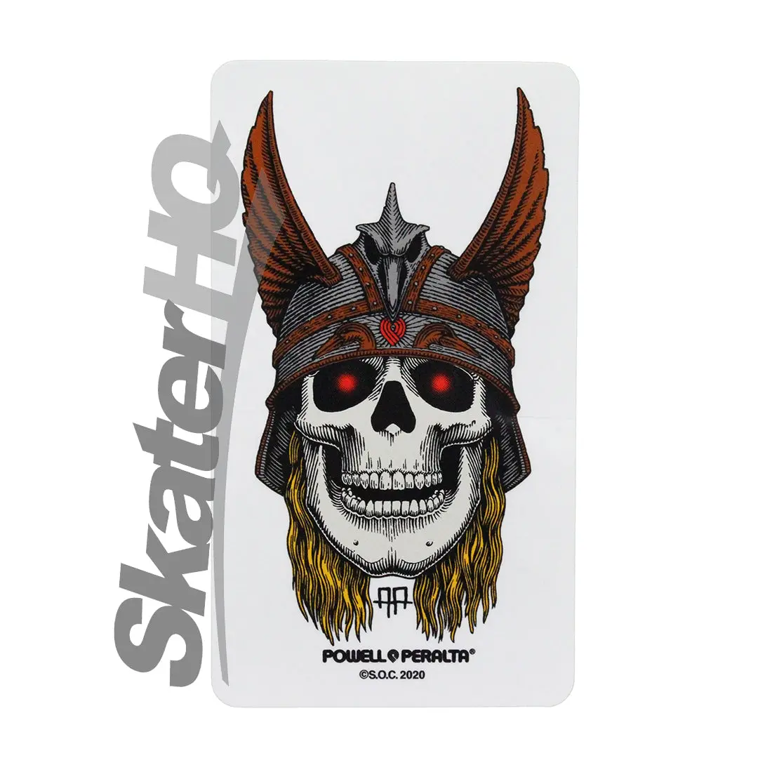 Powell Peralta Andy Anderson Skull Sticker 1