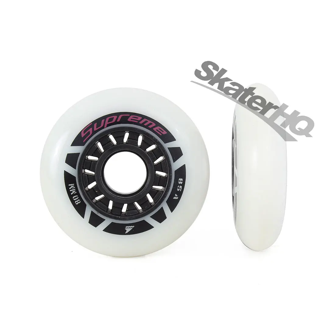 Rollerblade Supreme 80Mm/85A 8Pk - White/Black 1