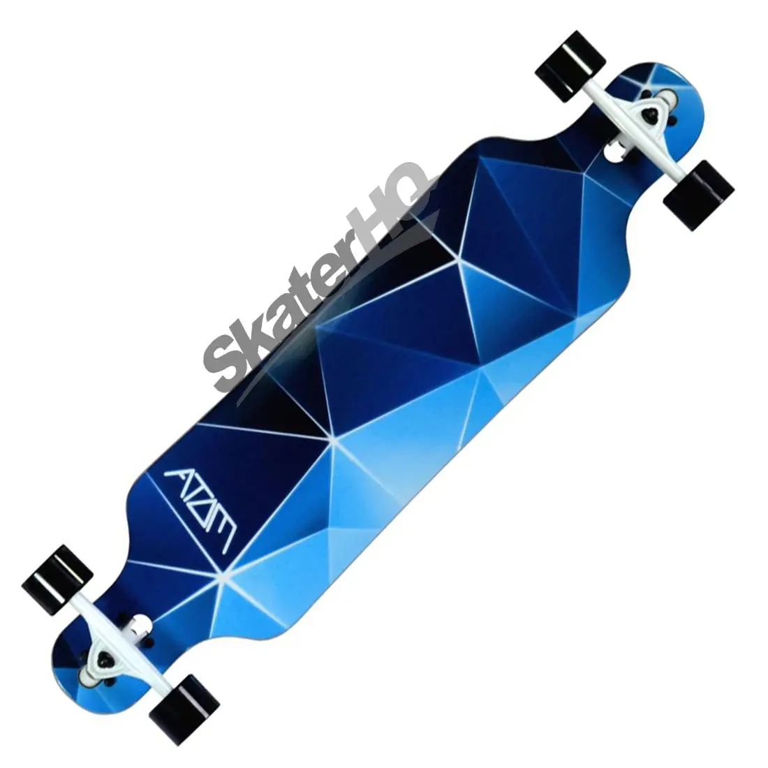 Atom Drop Thru 40 Longboard - Blue Geo 1