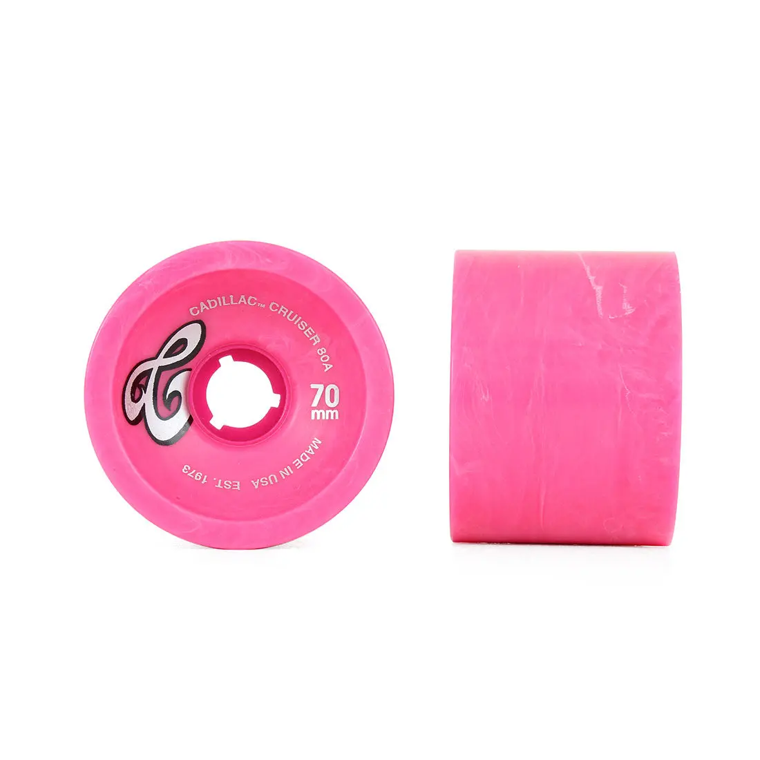 Cadillac Cruisers 70Mm 80A 4Pk - Pink Marble 1